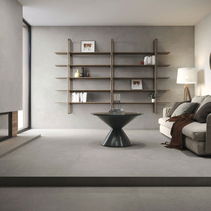 Porcelánico Illinois Grey de 90x90 cm