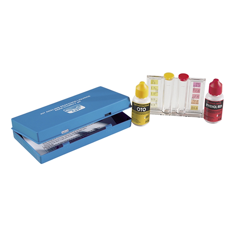 Kit análisis cloro y pH del agua para piscinas
